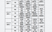 2025年3月24日至3月28日学生菜谱